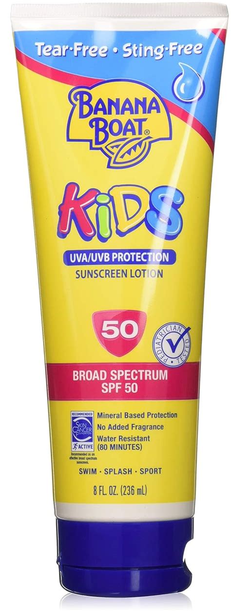 Amazon.in: Buy BANANA BOAT Sea Color Labs Inc Kids Tear Free Lotion ...