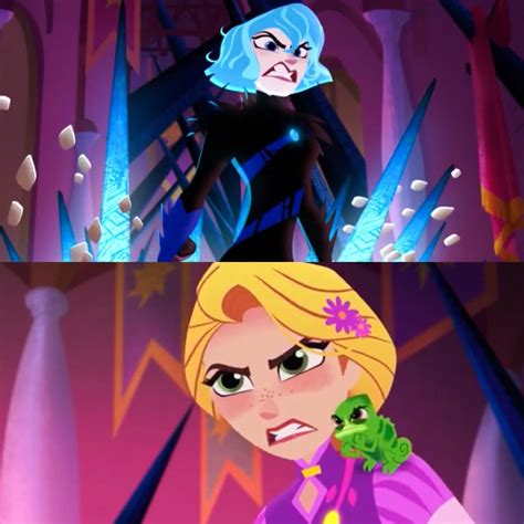 Rapunzel & Cassandra's Final Battle | Cassandra tangled, Disney tangled ...