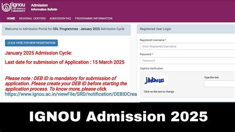 IGNOU Admission 2025: Registration Deadline Extended For All Programs ...