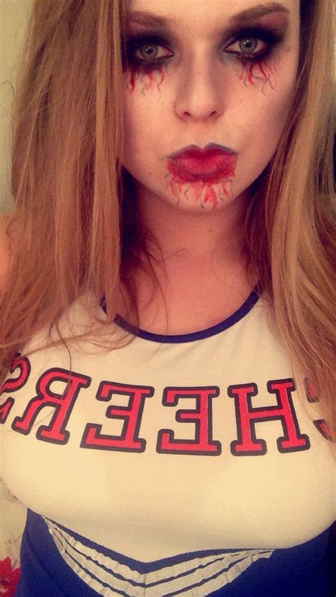 zombie cheerleader makeup looks