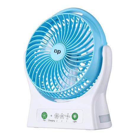 Buy Miady DP 7.5-inch Rechargeable Personal Desk Fan USB Fan 4000mAh ...