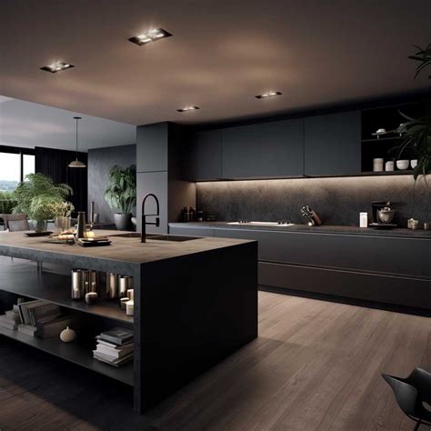 Dark Modern Kitchen Ideas