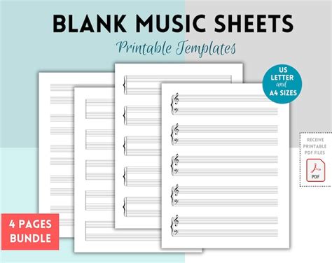 Blank Sheet Music 的图像结果