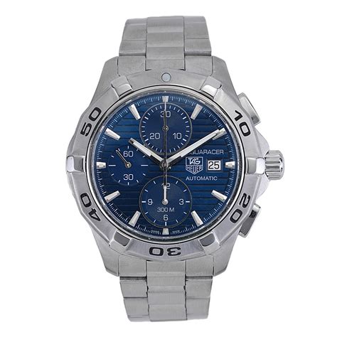 TAG Heuer Aquaracer Chronograph Blue Dial 42mm Circa 2011 | New York ...