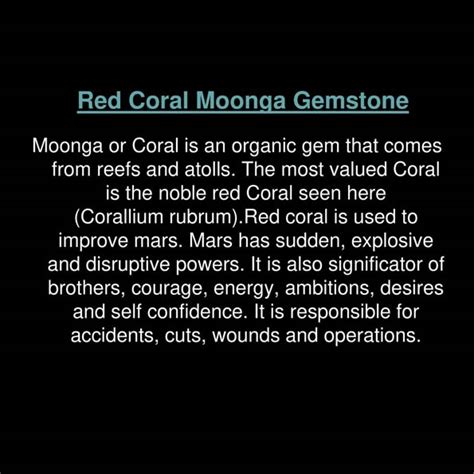 Moonga (Red coral) – Reshamm Crystal Vastu