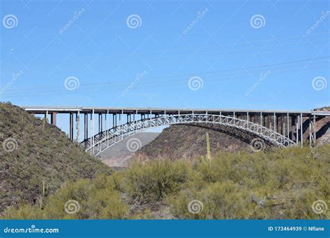 Burro Creek Bridge Near the Burro Creek Campground in the Sonoran ...