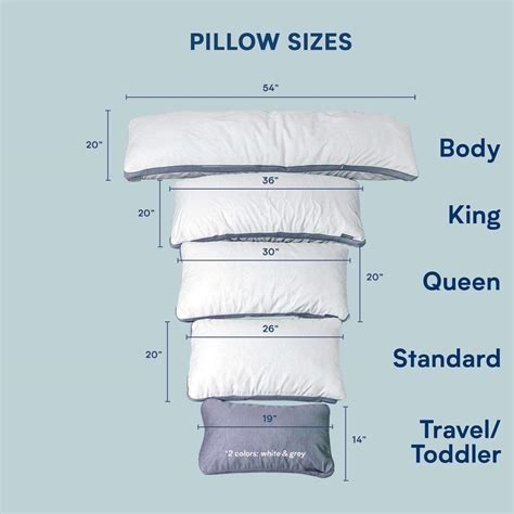 Pillow Sizes Chart: A Guide To Every Type Of Bed Casper, 44% OFF