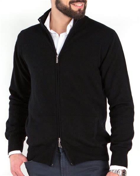 Mens Black Cashmere Cardigan at Maria Couch blog