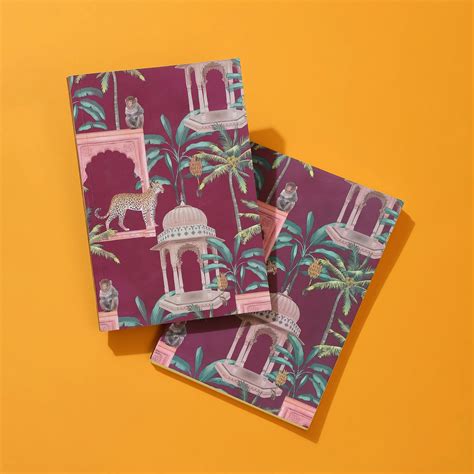 Purple Bird 'Royal Jungle' Softbound Notebook – Purple Bird | Luxury ...