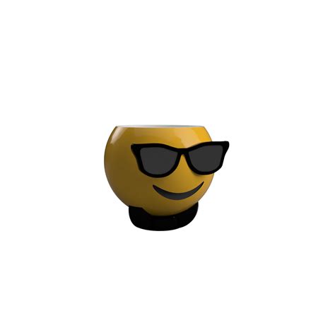 Free STL file Pot Sunglasses Emoji・Model to download and 3D print・Cults