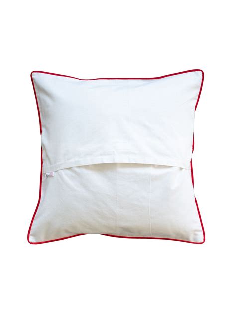 All Four Card Symbols (White) Cushion Cover