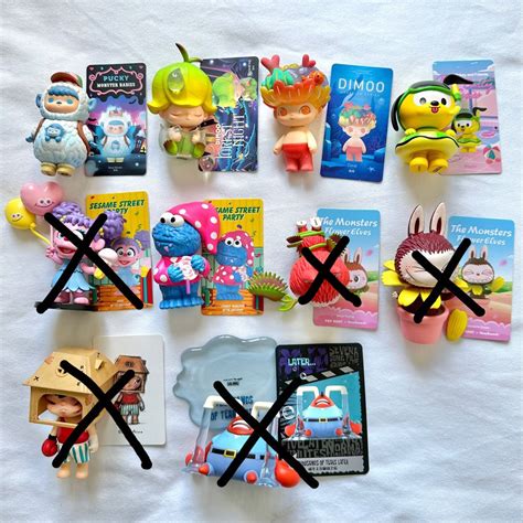 Popmart Pucky Snow Monster/Dimoo Drewdrop Coral/Disney Mickey and ...