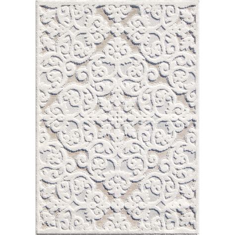 My Texas House Elaine 6' X 9' Driftwood Floral Outdoor Rug - Walmart.com