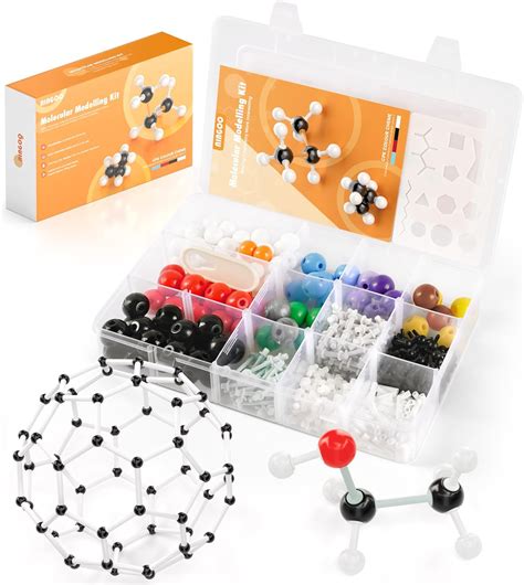 Organic Chemistry Model Kit-404 PCS,Portable Molecular Model Kit for ...