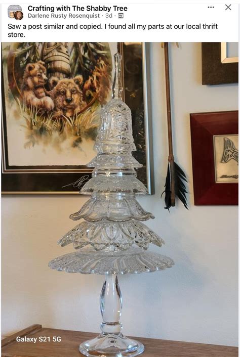 Discover 12 Christmas tree from glass bowls and glassware crafts ideas ...