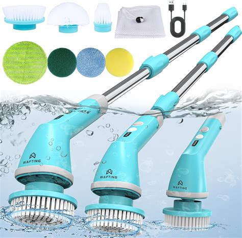 Amazon.com: WAFTING Electric Spin Scrubber, IPX7 Waterproof Cordless ...
