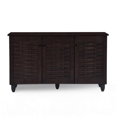 Nilkamal Kaira 3 Door Shoe Rack (Wenge)