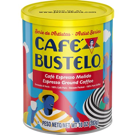 Café Bustelo Espresso Ground Coffee, Dark Roast, 10-Ounce Can - Walmart ...