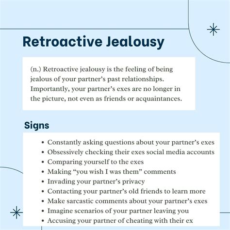 what is retroactive jealousy and how does it affect a relationship?