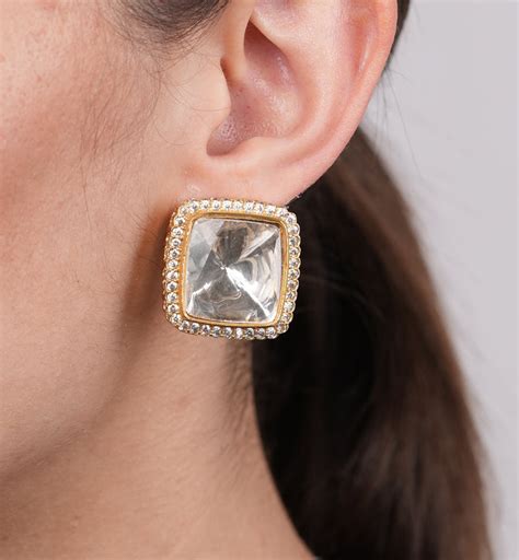 Catalina Polki Studs – Ekathva Jaipur