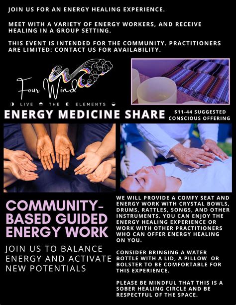 Community-Based Energy Medicine Experience , Four Wind: Animism ...