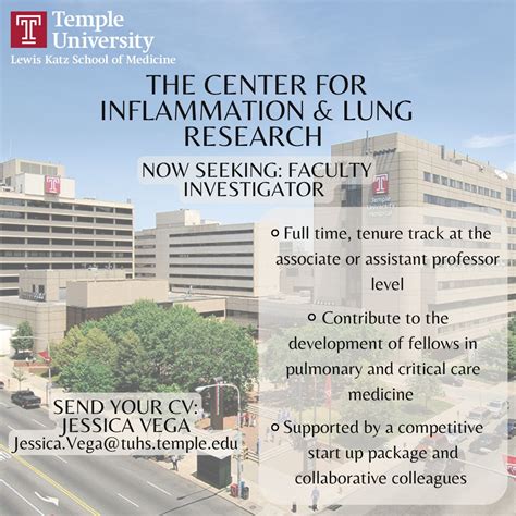 The Center for Inflammation & Lung Research, Lewis Katz School of ...