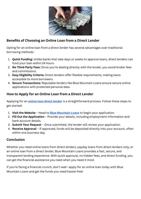 PPT - The Ultimate Guide to Online Loans from Direct Lenders PowerPoint ...