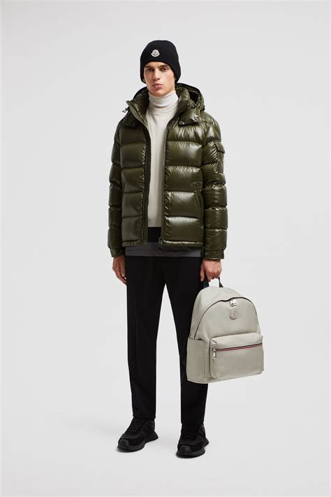 Olive Green Moncler Maya Short Down Jacket - Short Down Jackets for Men ...