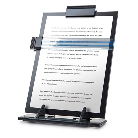 Lihaobm Desktop Document Book Holder - Sturdy and Compact with 7 ...