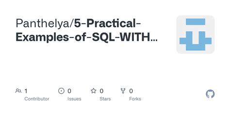 SQL With Clause Tutorial 的图像结果