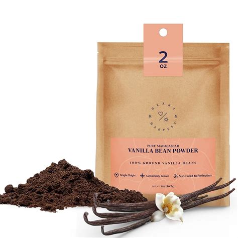 Amazon.com: Madagascar Pure Vanilla Bean Powder - Vanilla Powder for ...