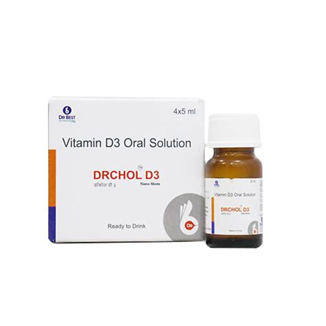 DRCHOL D3 Oral Solution (Nano Shots) Dr Best Pharmaceutical Pvt. Ltd.