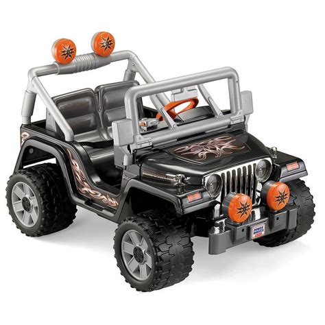 toodler toys: Power Wheels Tough Talking Jeep Wrangler