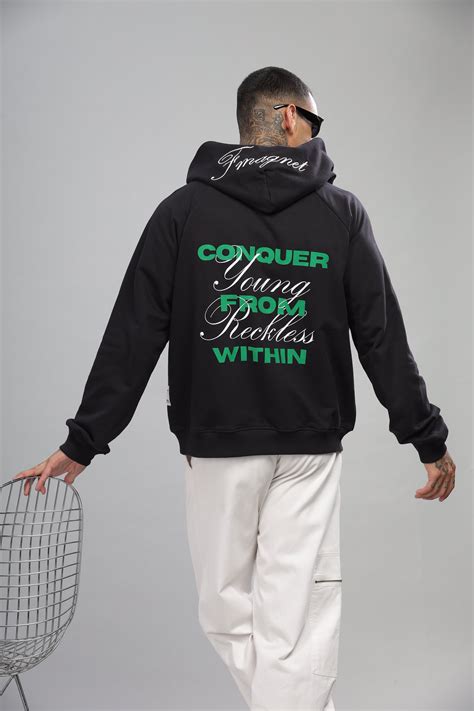 Conqueror Heavyweight Unisex Hoodie – F Magnet