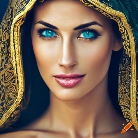 Portrait of a beautiful greek woman on Craiyon