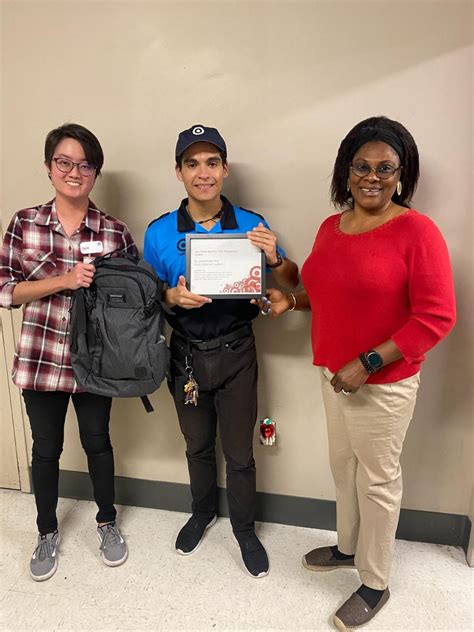 Congrats to our Target Security Specialist Jonathan Paz for being awarded D364 TSS of the month ...