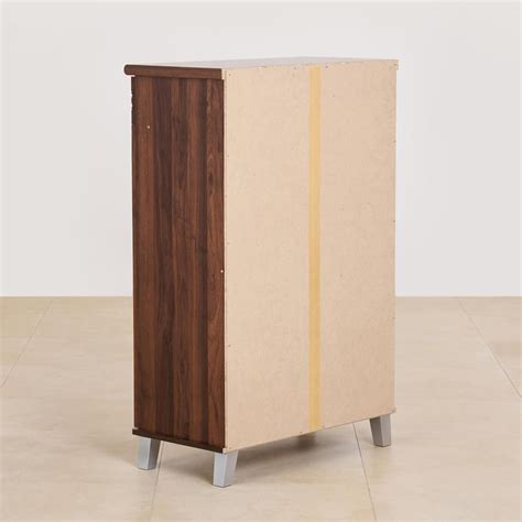 Buy (Refurbished) Lewis 12 Pairs Shoe Cabinet with Drawer - Brown from ...