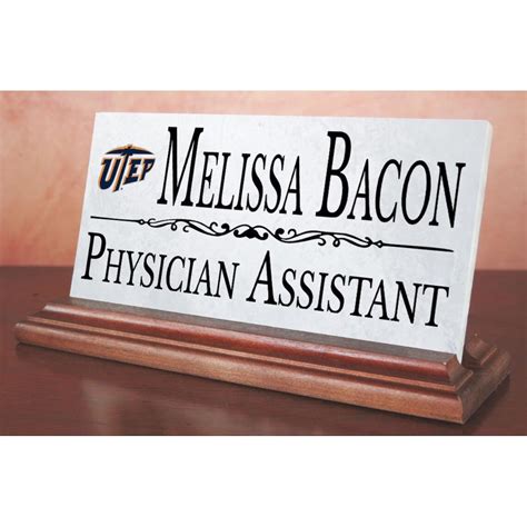 UTEP Desk Nameplate Official University of Texas at El Paso Alumni, or ...