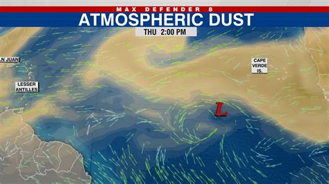 Saharan Dust Plume Florida