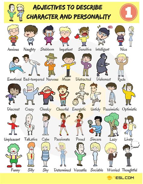 Personality Adjectives: 300+ Great Adjectives Describing Personality in ...