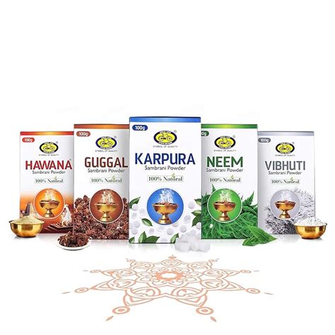 Cycle Pure Sambrani Powder Original for Pooja, 100 GM (Pack of 5 ...