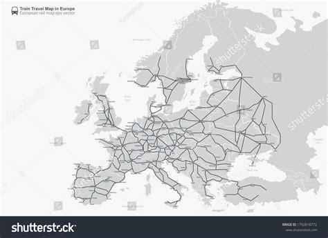 Euro Rail Route Map