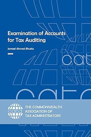 Buy Examination of Accounts for Tax Auditing Book Online at Low Prices ...