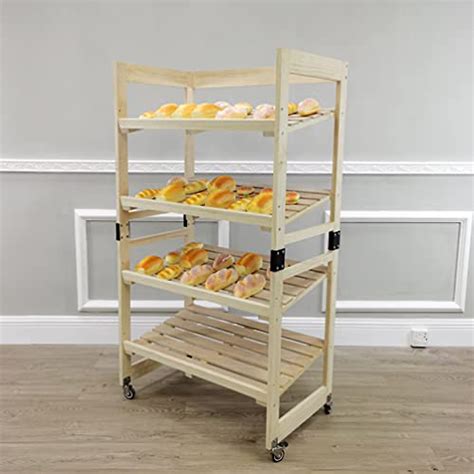 Buy FixtureDisplays 4-Tier Bakery Bread Rack Today