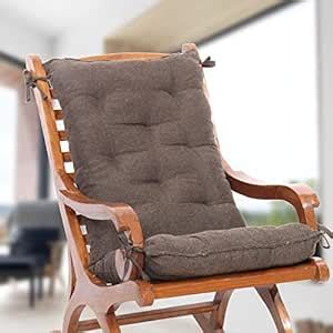 Faburaa Maple Soft & Relaxing Jute Seat Cushion for Patio Chair Rocking ...