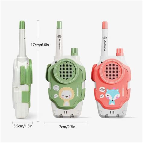 Cute Cartoon Wireless Kids Walkie Talkie 500M Range – DOD Kart