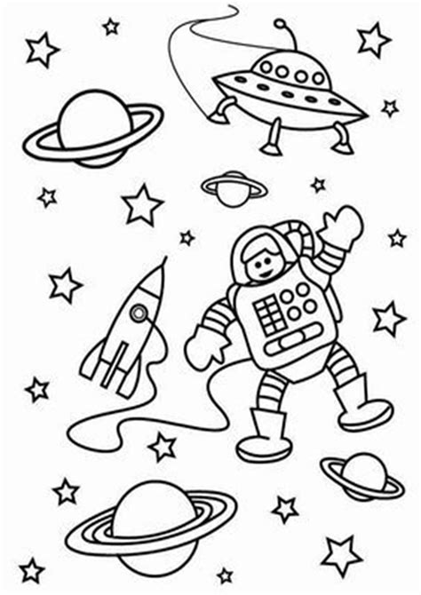 Space Coloring Pages Free Printable