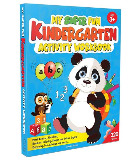 My Super Fun Kindergarten Activity Workbook For Children Pattern ...