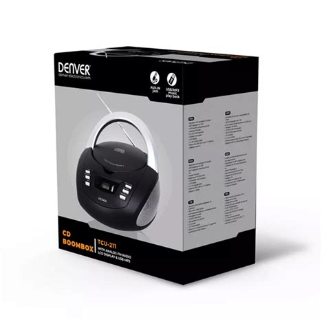 Radio CD plejer TCU-211 crni Denver 30432 | Volim svoj dom