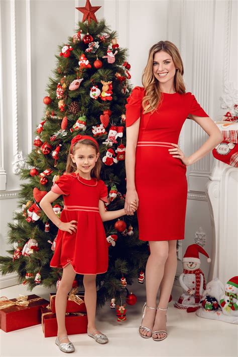 Matching Christmas Outfit, Mommy and me Xmas Dress Party, Mutter ...